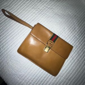 VINTAGE Gucci wristlet